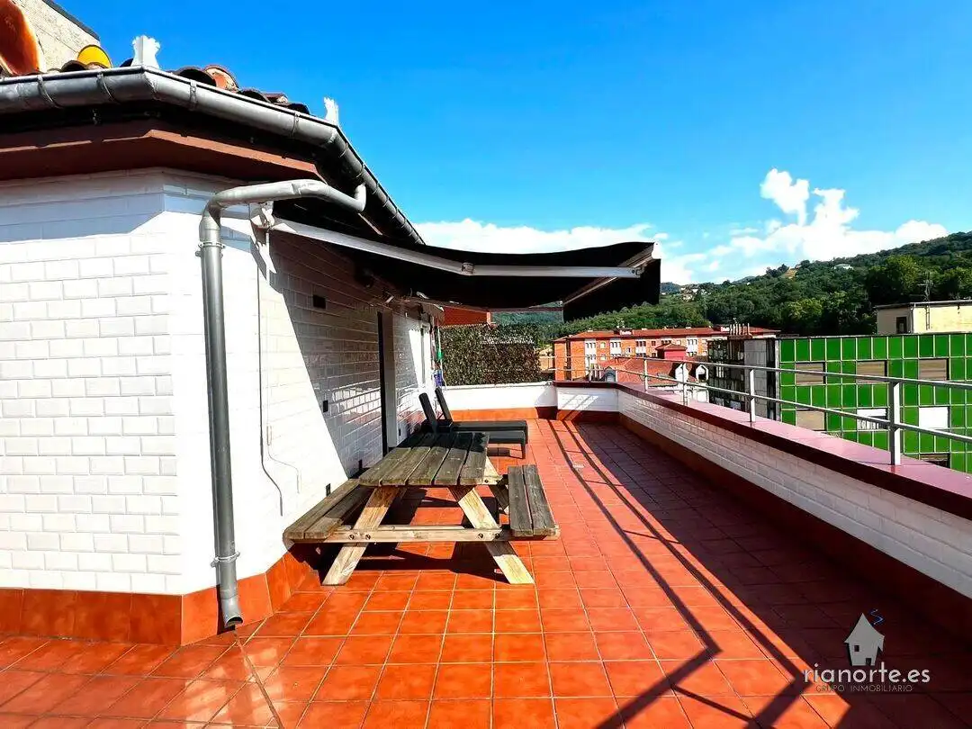 Terrasse von Dachboden zum Verkauf in Langreo mit Heizung, Terrasse und Abstellraum