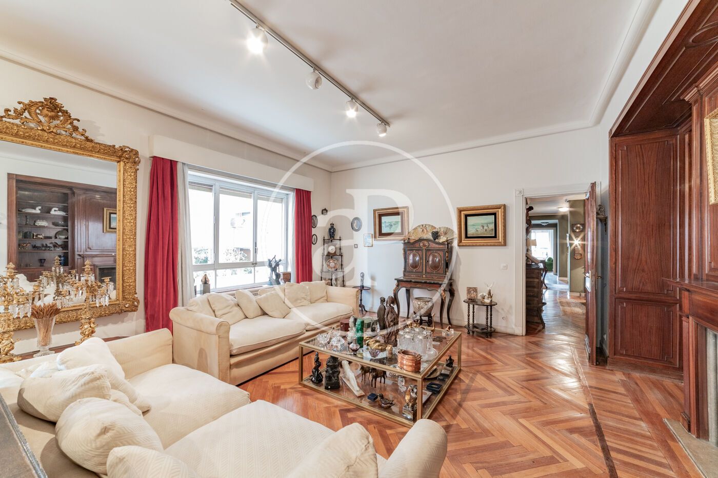 Living room of Flat for sale in  Madrid Capital  with Heating, Terrace and Storage room