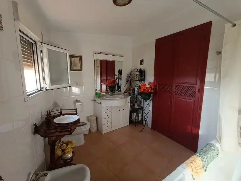 Baño de Casa o chalet en venta en Tobarra con Aire acondicionado, Calefacción y Jardín privado