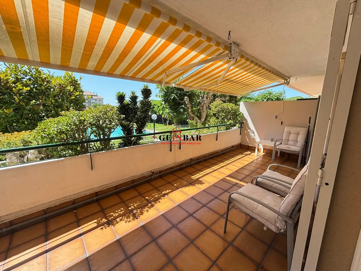 Terrassa de Dúplex en venda en Sant Andreu de Llavaneres amb Calefacció, Jardí privat i Parquet