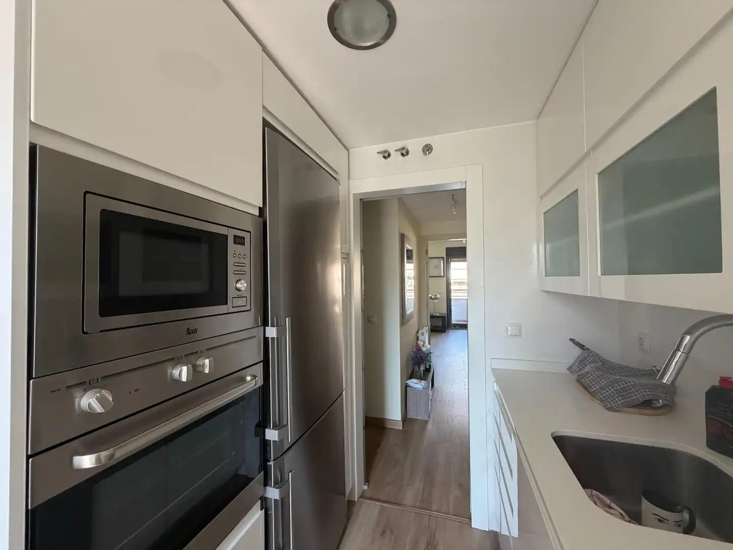 Kitchen of Flat for sale in Pinto  with Air Conditioner, Heating and Private garden