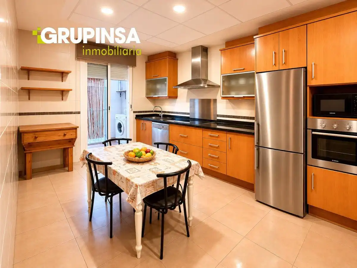 Cocina de Casa o chalet en venta en Almazora / Almassora con Aire acondicionado, Calefacción y Jardín privado