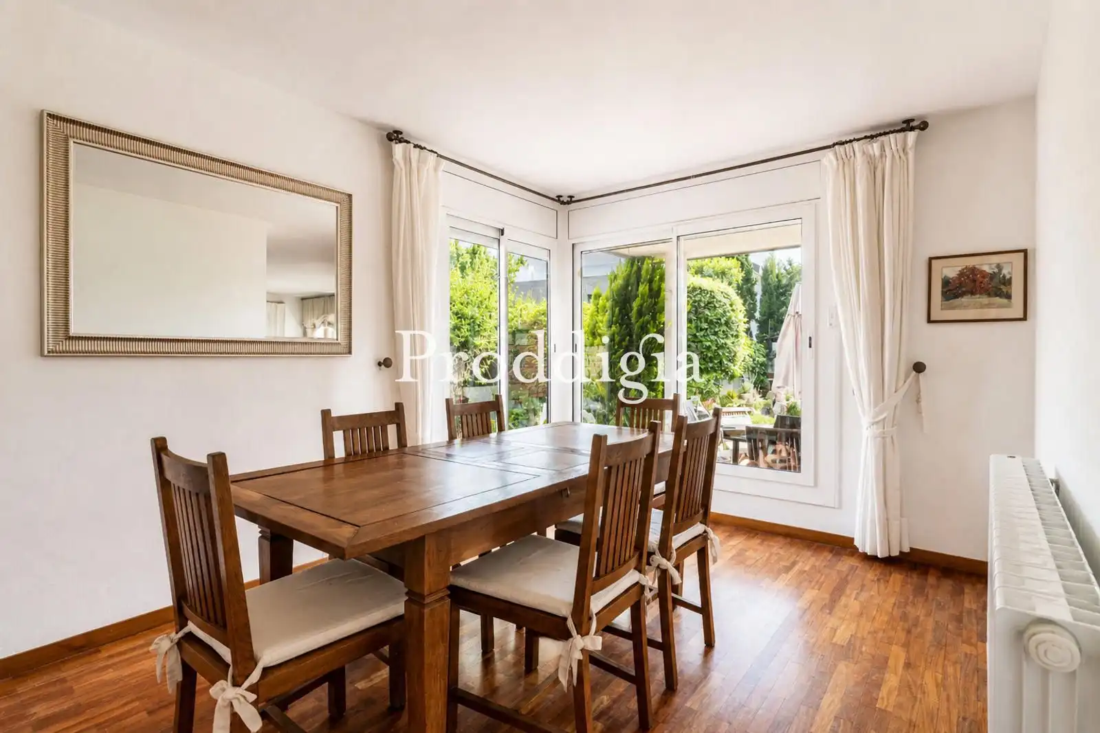Dining room of Houses for sale in Sant Cugat del Vallès  with Heating and Swimming Pool