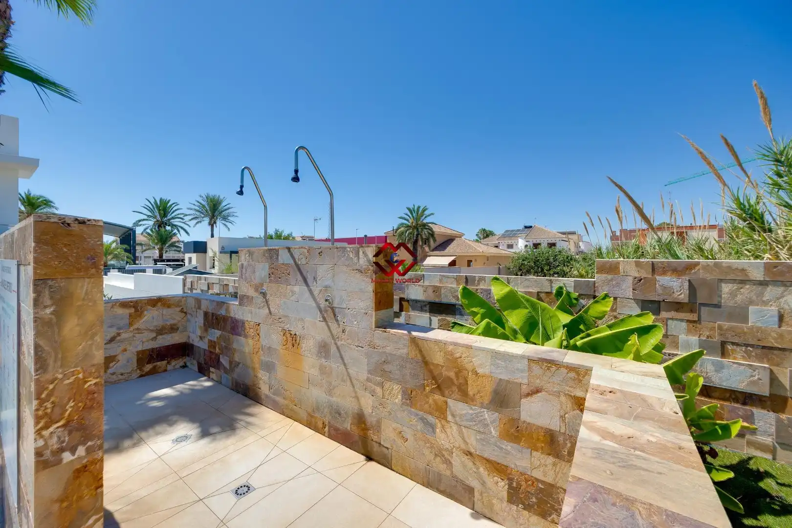 Terrassa de Apartament en venda en Pilar de la Horadada amb Aire condicionat, Calefacció i Jardí privat