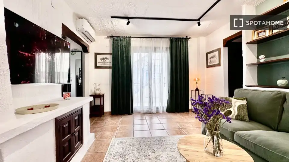 Living room of Apartments for share in Torremolinos  with Air Conditioner, Terrace and Furnished