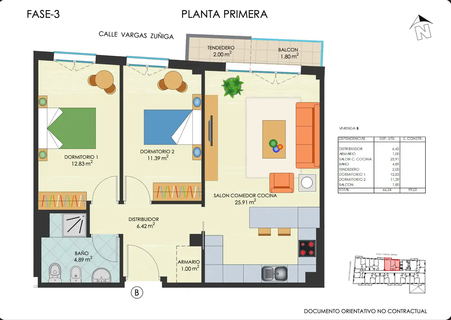 Piso en venta en Salamanca con Calefacción, Trastero y Amueblado