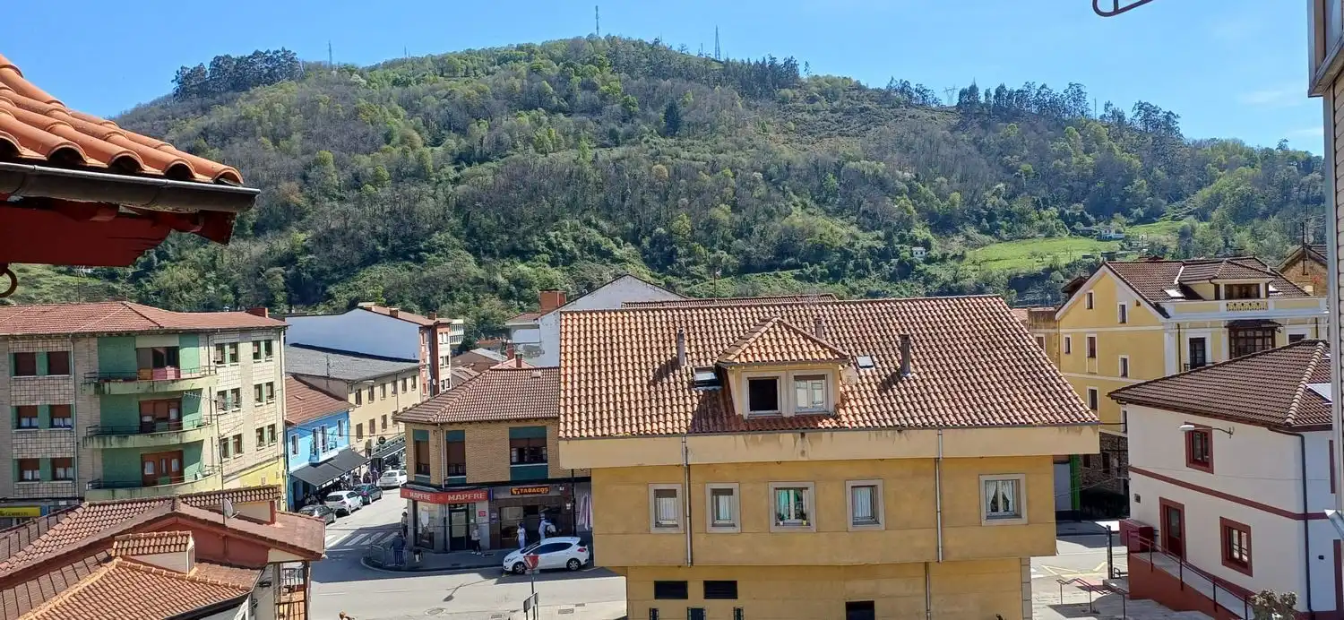 Exterior view of Flat for sale in Mieres (Asturias)  with Heating, Storage room and Swimming Pool