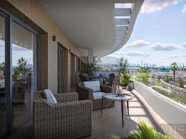 Penthouse mit Pool zum Verkauf in Balcón de Finestrat - Terra Marina
