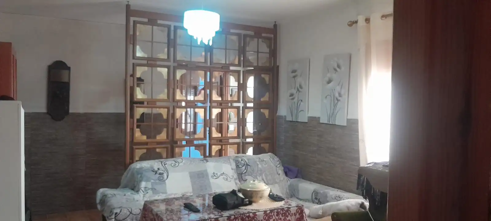 Wohnzimmer von Einfamilien-Reihenhaus zum Verkauf in Lúcar mit Möbliert