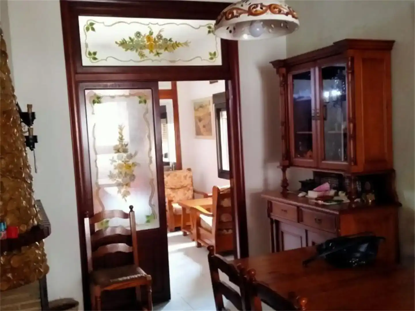 Menjador de Casa adosada en venda en Benimuslem amb Aire condicionat i Balcó