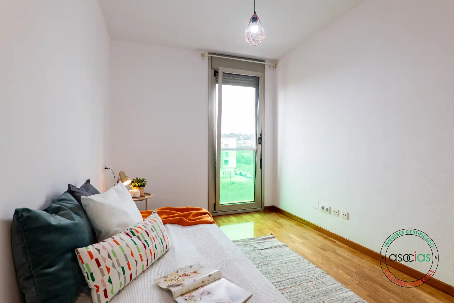 Bedroom of Flat for sale in Gijón   with Heating, Parquet flooring and Storage room