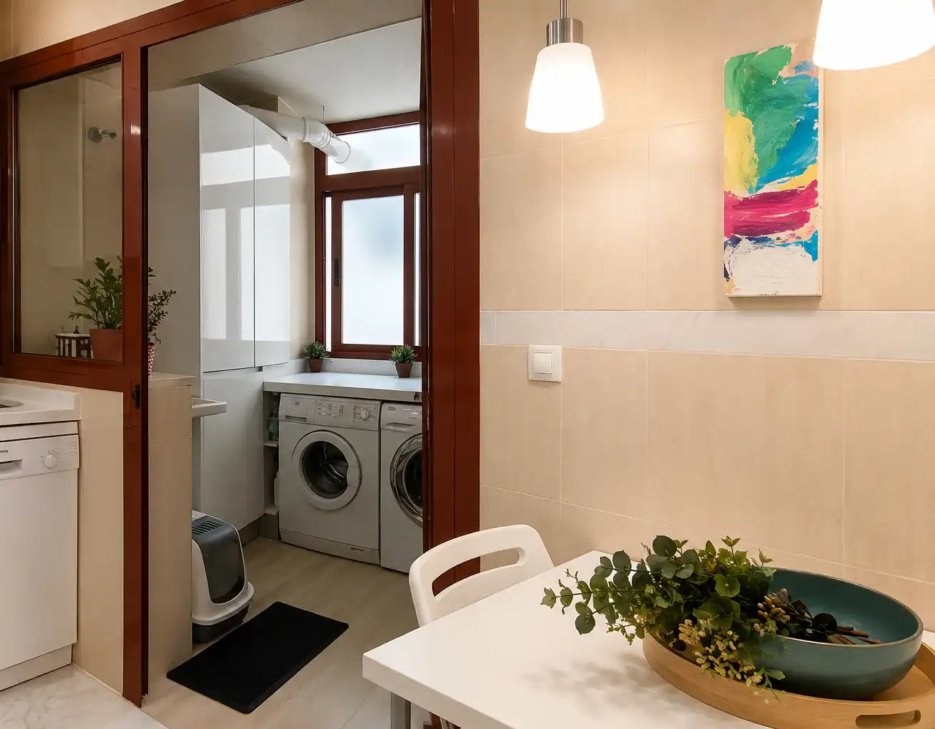 Kitchen of Flat for sale in Málaga  with Air Conditioner, Heating and Terrace
