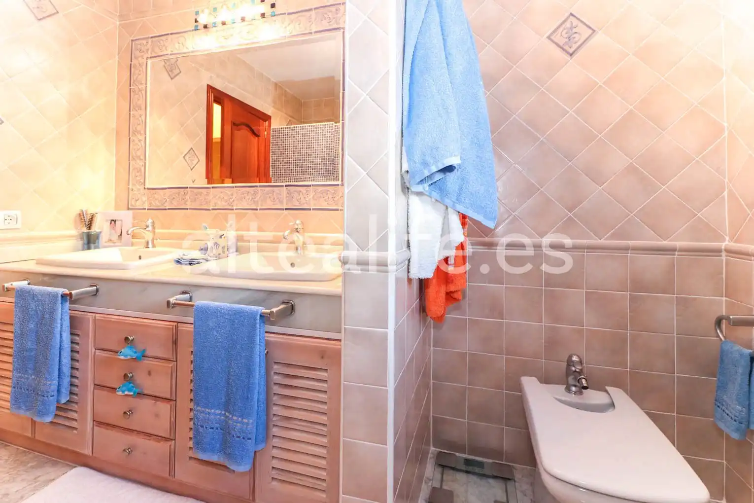 Baño de Casa o chalet en venta en La Nucia con Aire acondicionado, Calefacción y Jardín privado