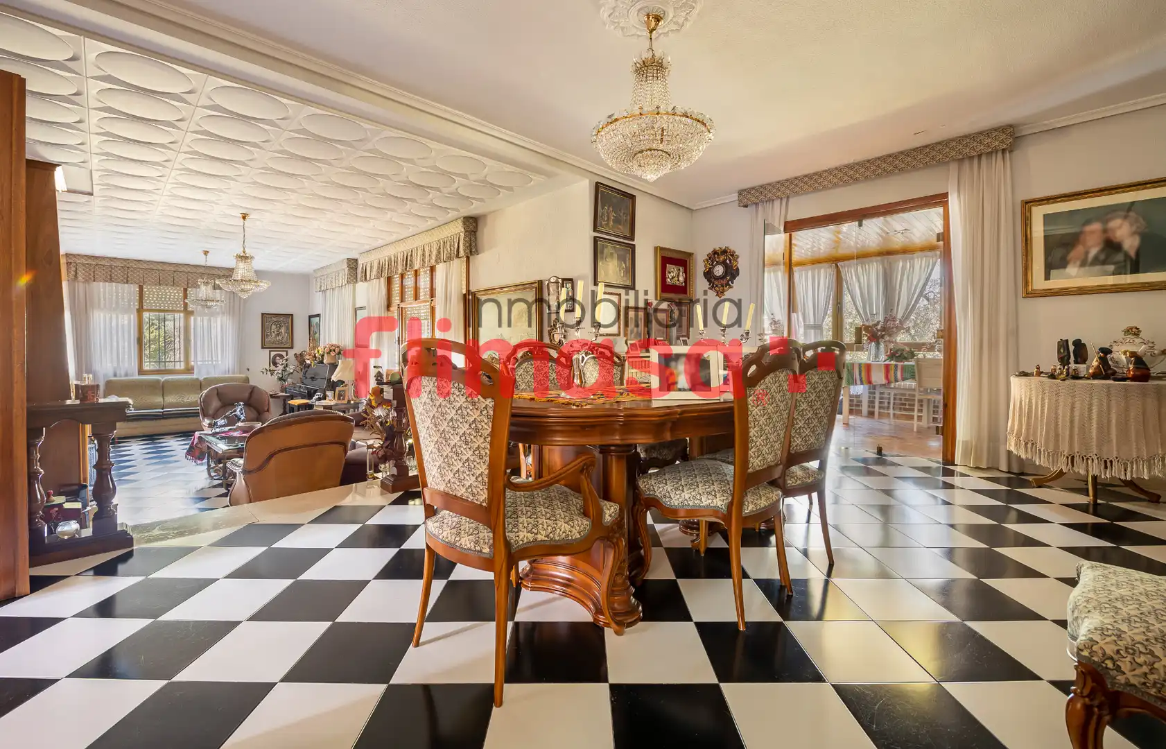 Dining room of Houses for sale in Villaviciosa de Odón  with Heating, Private garden and Terrace