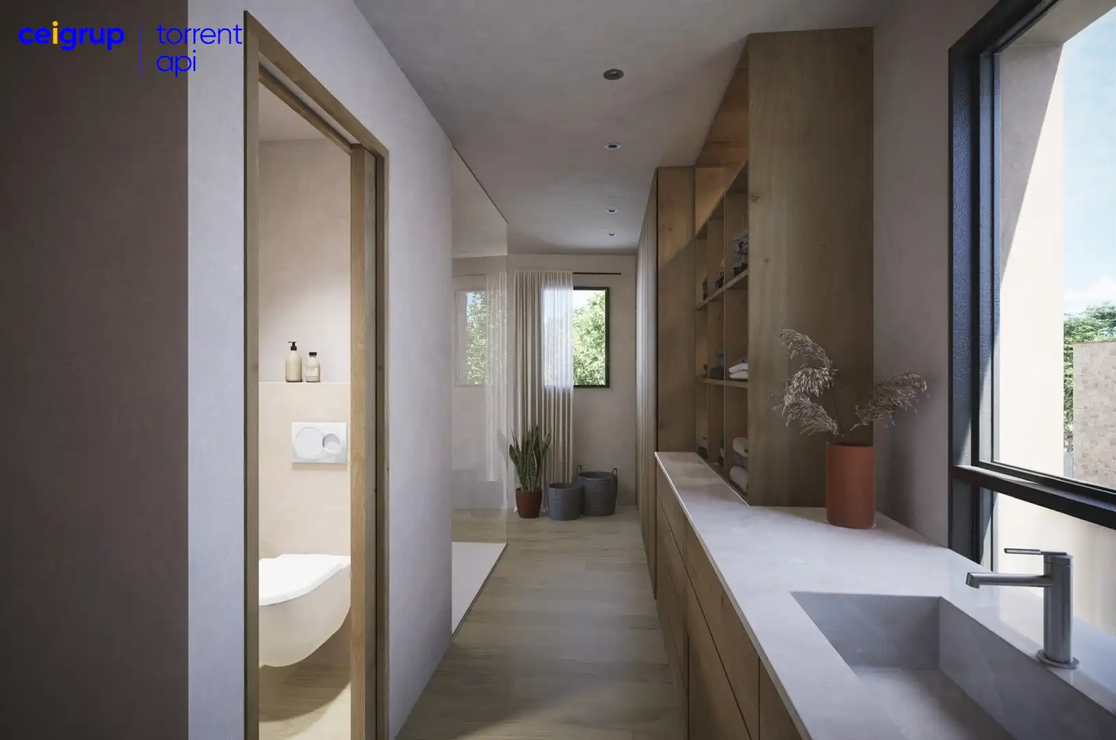 Baño de Casa o chalet en venta en Saus, Camallera i Llampaies con Aire acondicionado, Calefacción y Terraza