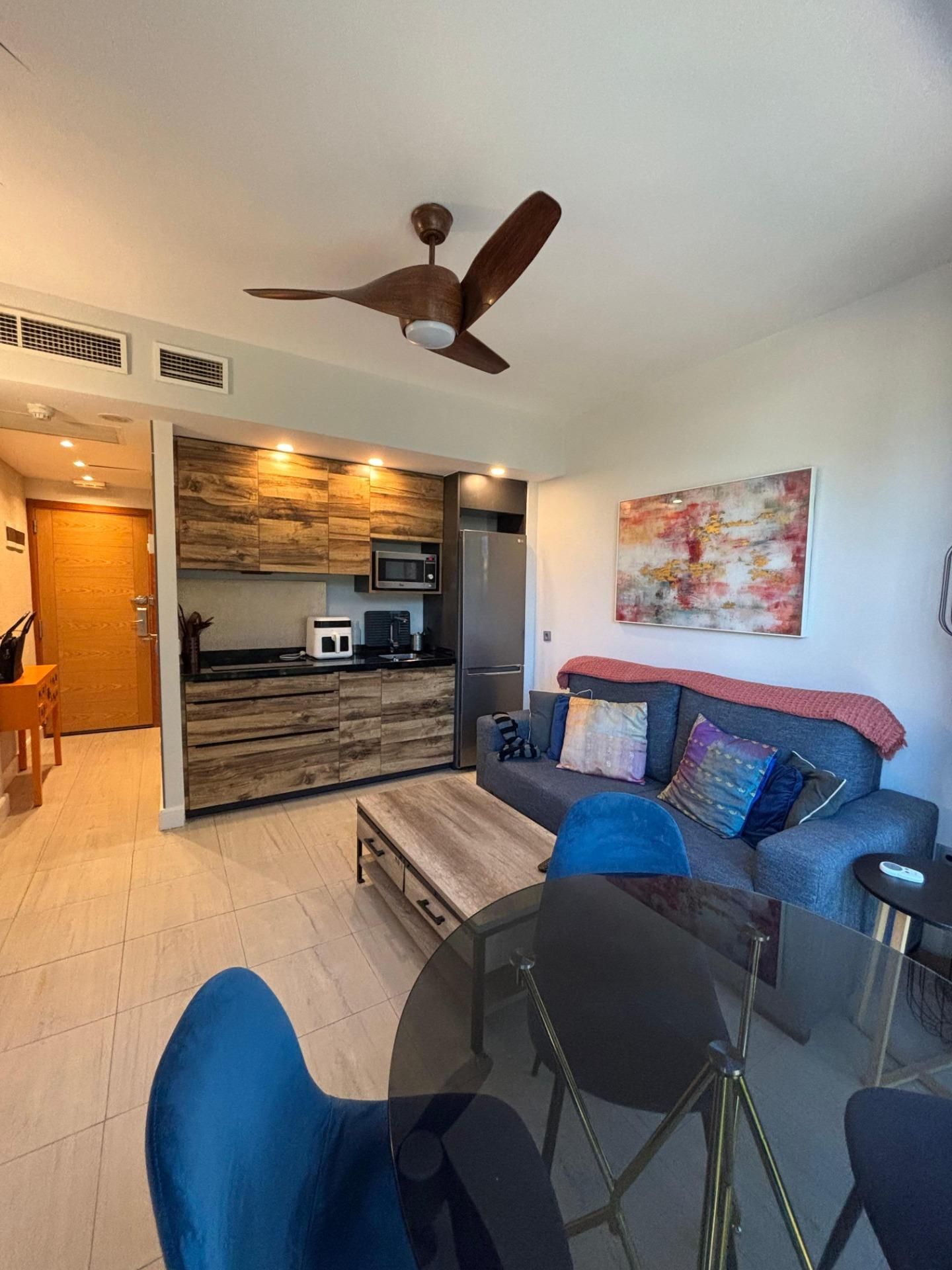 Living room of Flat to rent in Alpedrete  with Heating