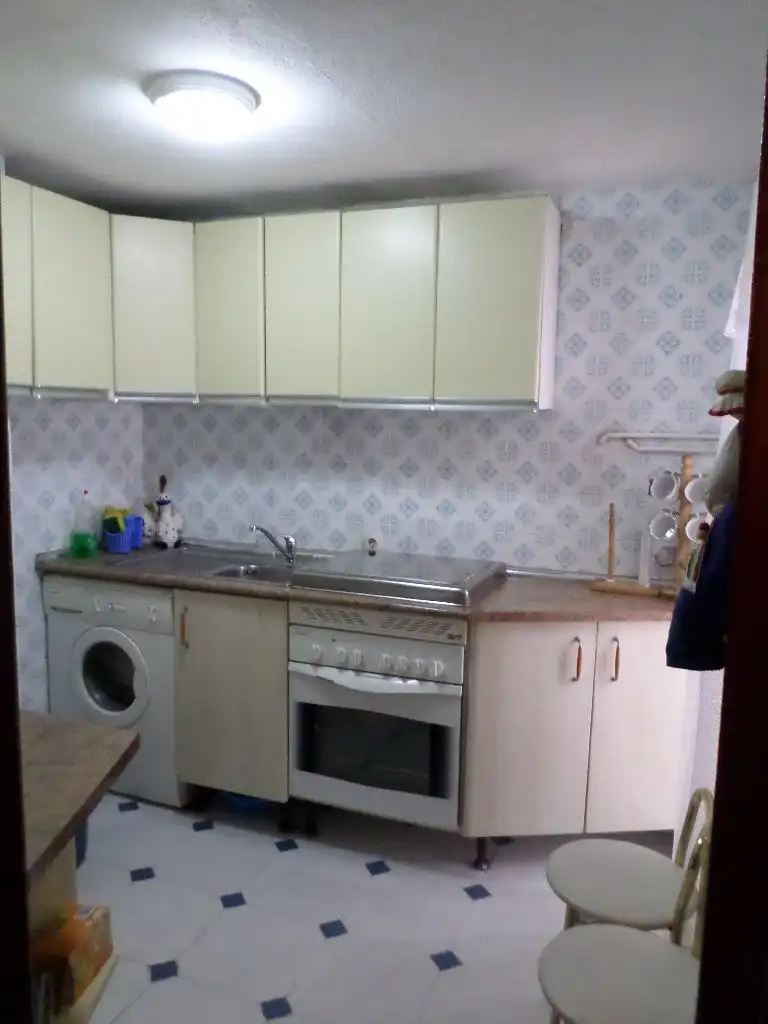 Kitchen of Flat for sale in Móstoles  with Heating, Terrace and Oven
