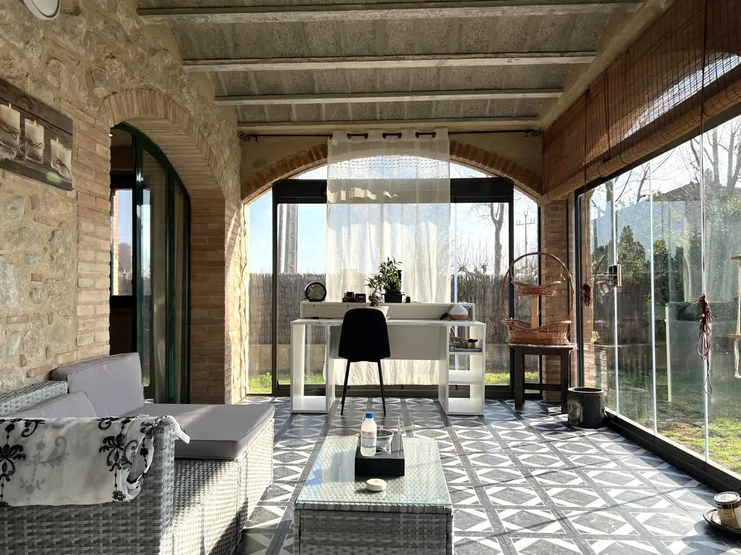 Terrassa de Casa o xalet en venda en L'Armentera amb Calefacció, Jardí privat i Terrassa