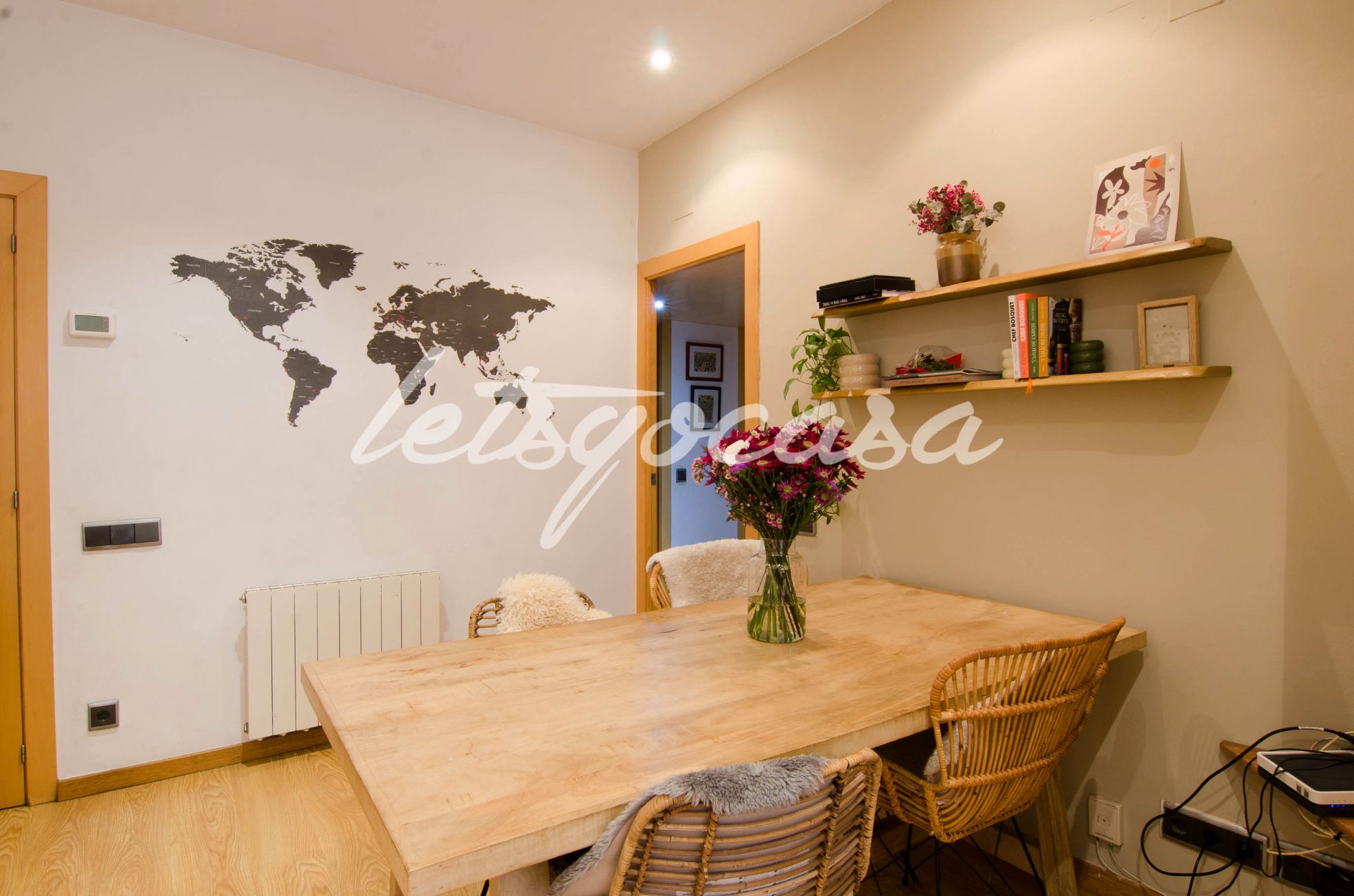 Menjador de Pis en venda en  Barcelona Capital amb Aire condicionat, Calefacció i Balcó