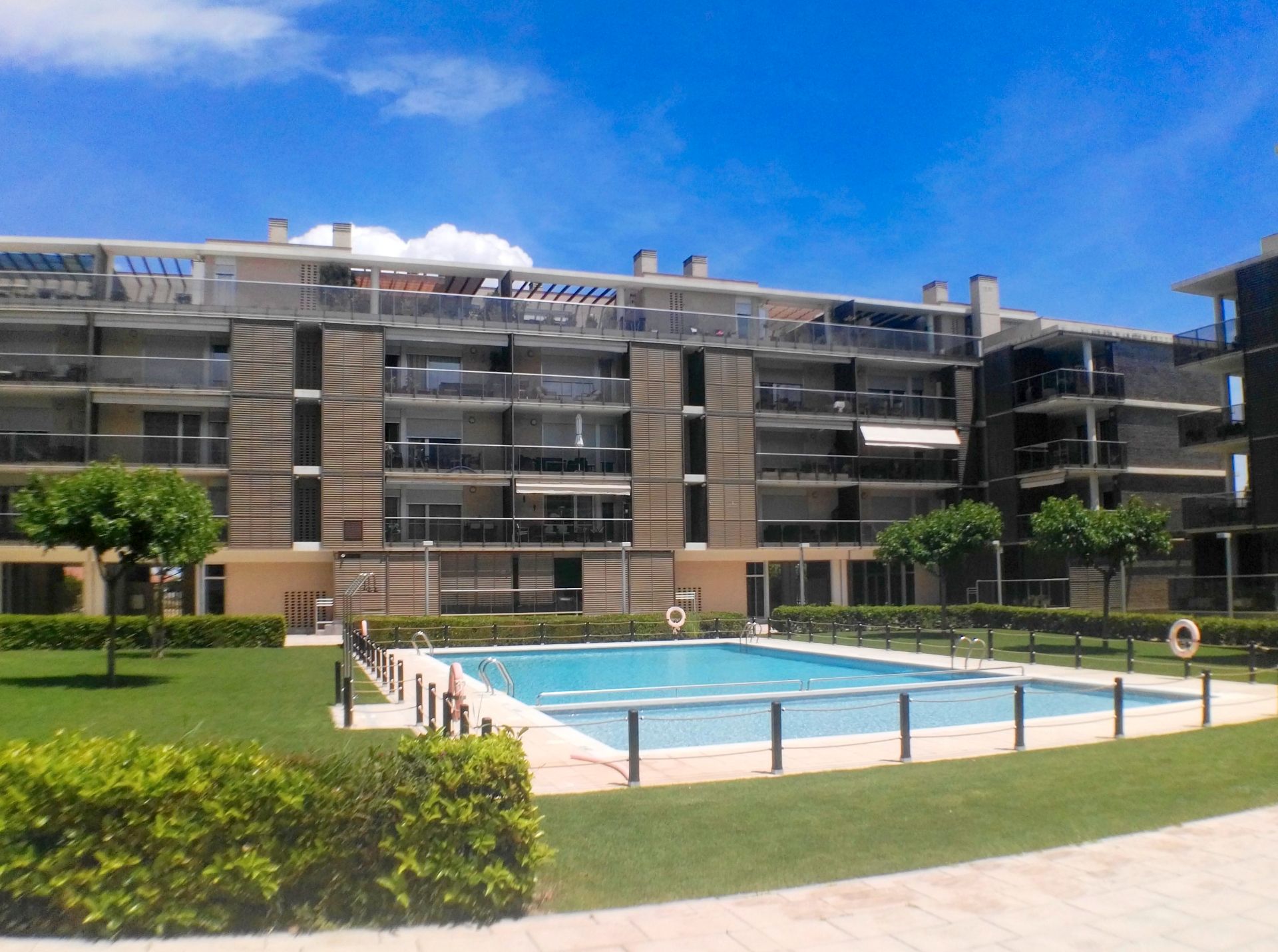 Exterior view of Flat to rent in Cuarte de Huerva  with Air Conditioner, Heating and Parquet flooring