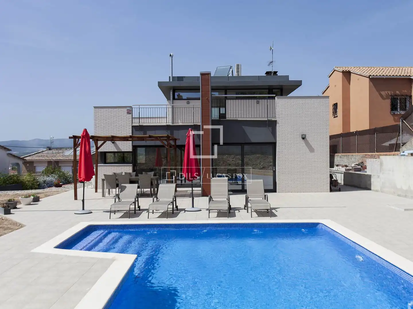 Terrassa de Casa o xalet en venda en Sant Pere de Ribes amb Aire condicionat, Jardí privat i Parquet