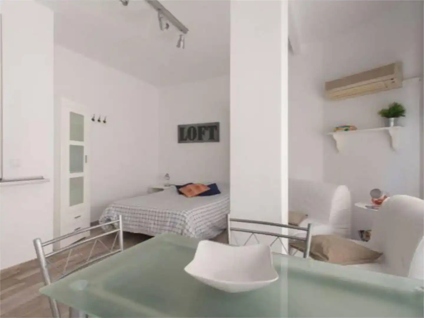 Bedroom of Study for rent in Alicante / Alacant  with Air Conditioner, Storage room and Furnished