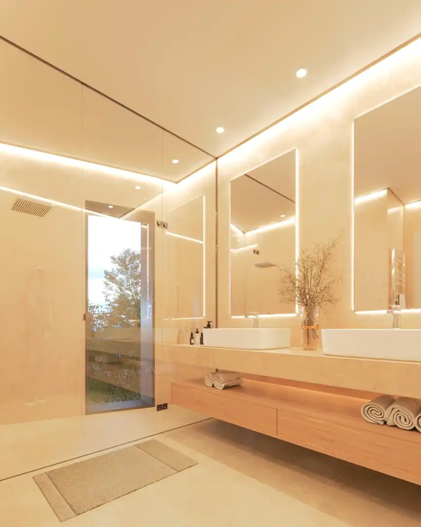 Bathroom of Houses for sale in Jávea / Xàbia  with Air Conditioner, Heating and Private garden