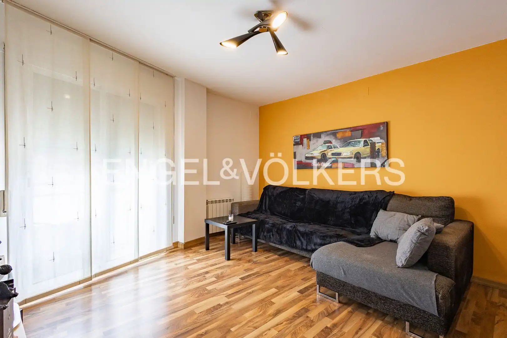 Sala de estar de Piso en venta en Terrassa con Aire acondicionado, Calefacción y Parquet
