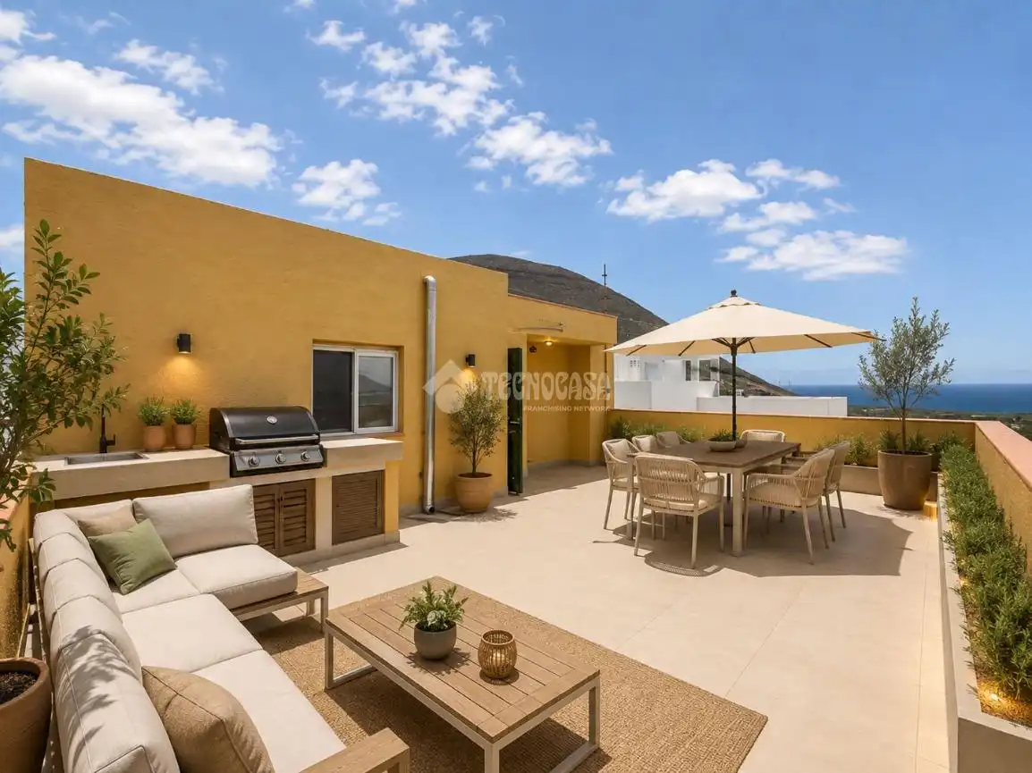 Terrace of Detached homes for sale in Los Silos  with Balcony