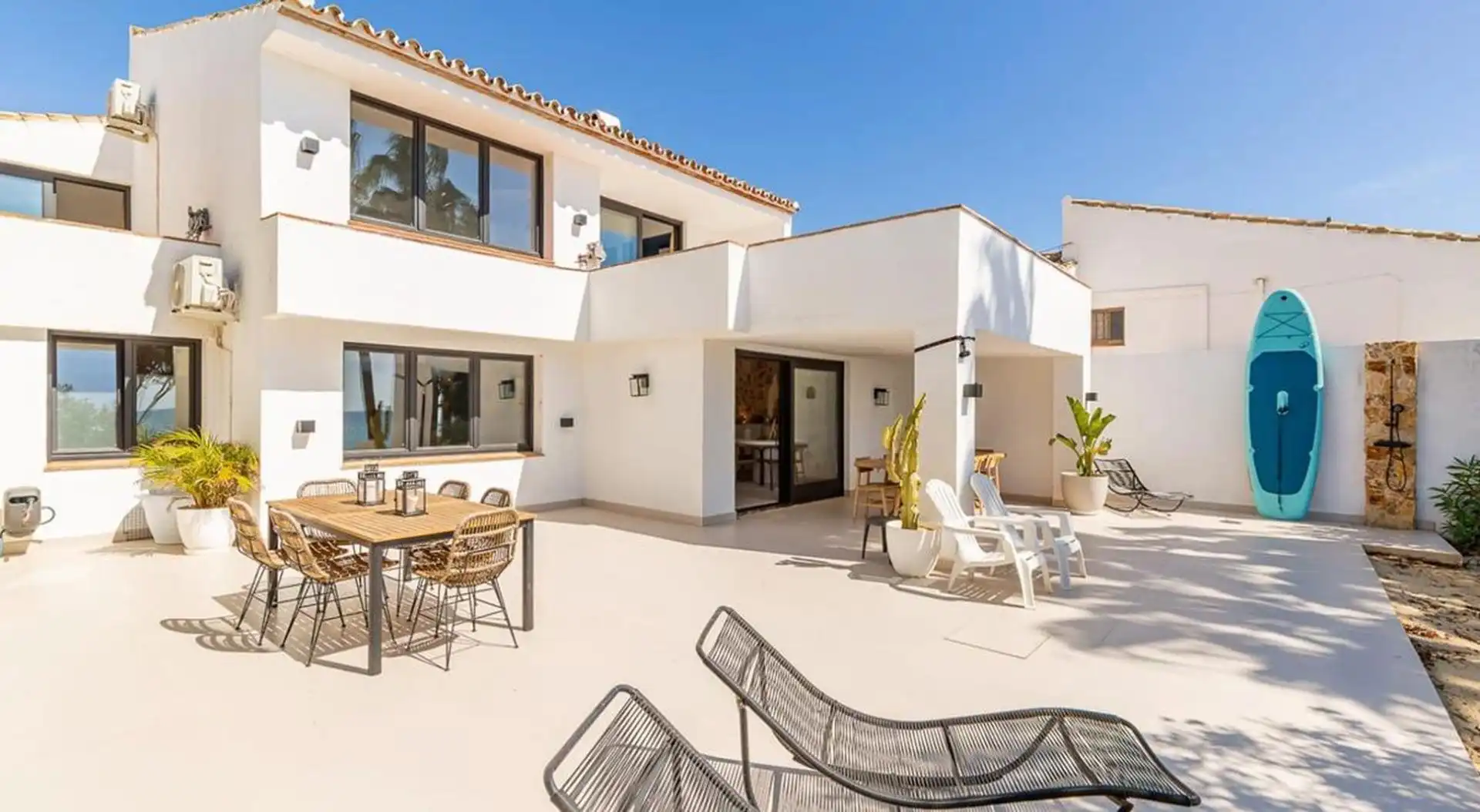 Terrassa de Casa o xalet en venda en Estepona amb Aire condicionat, Jardí privat i Terrassa