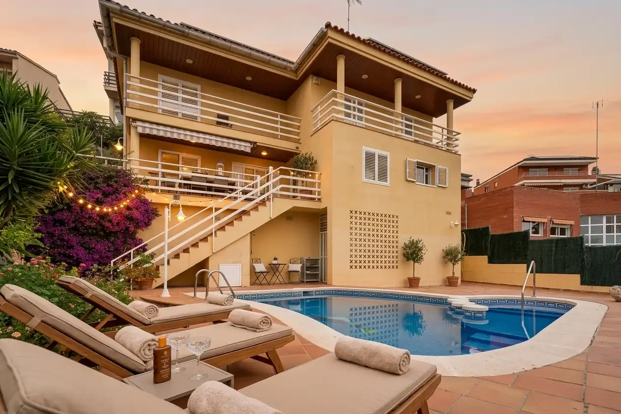 Casa con terraza en venta en Carrer Cretas