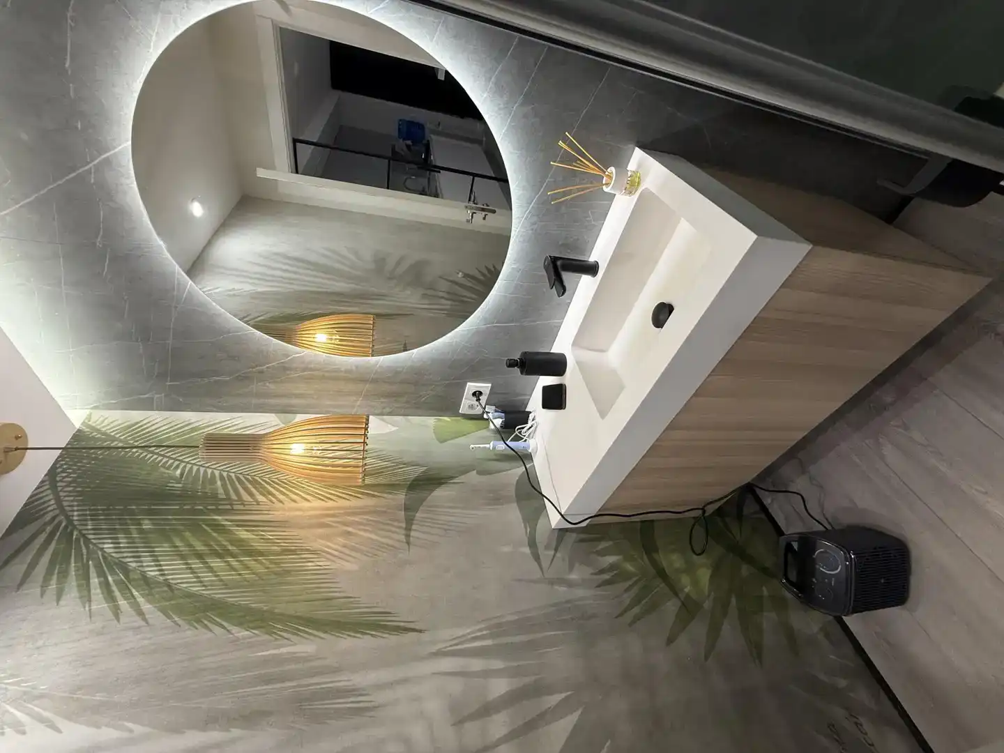 Badezimmer von Wohnung zum Verkauf in Lorca mit Klimaanlage, Parkett und Abstellraum