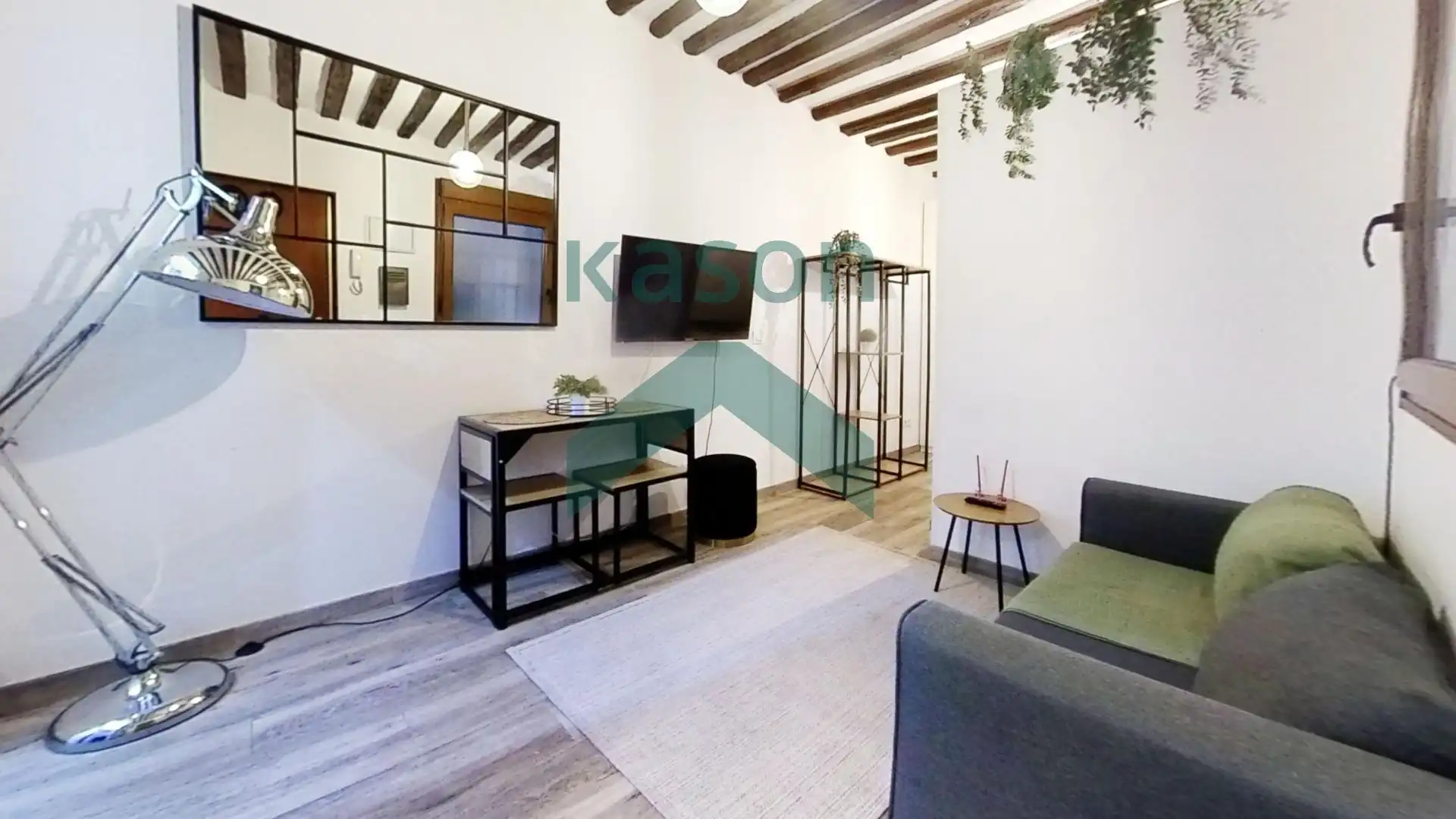 Sala de estar de Apartamento en venta en Madrid con Calefacción y Amueblado
