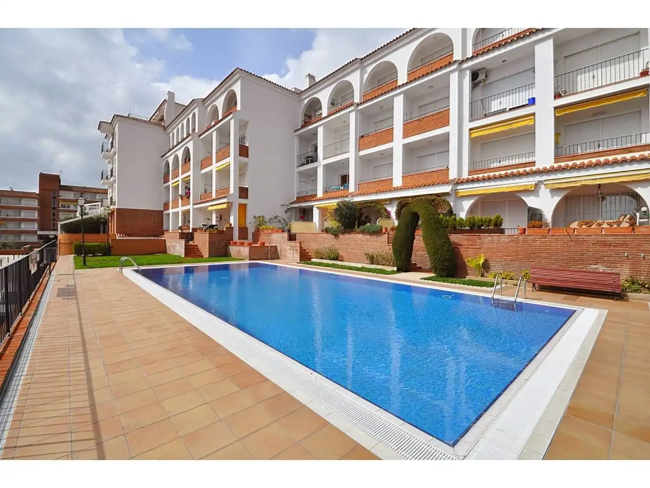 Swimming pool of Attic for sale in Lloret de Mar  with Air Conditioner, Heating and Furnished
