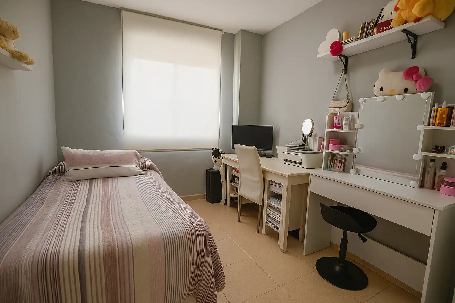 Habitación de Casa adosada en venta en Málaga con Jardín privado, Terraza y Balcón