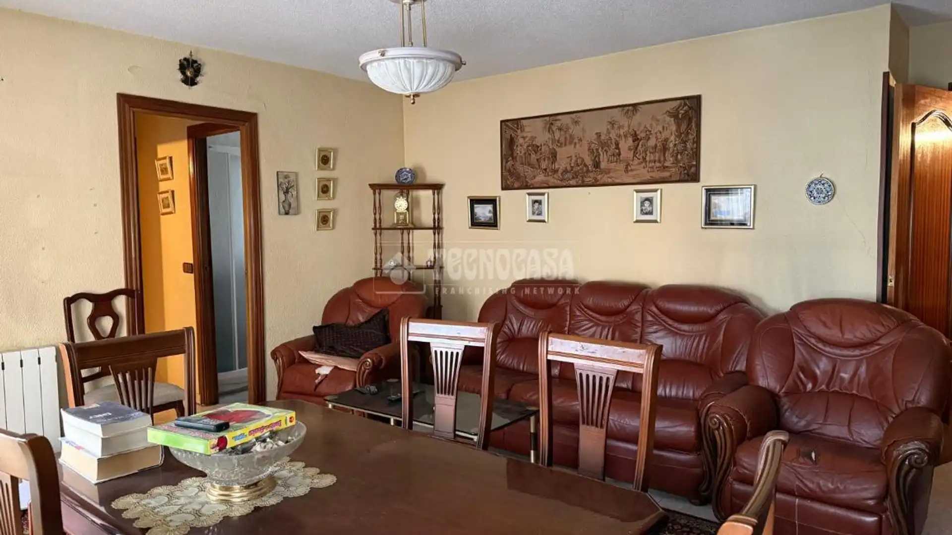Living room of Flat for sale in Alcalá de Henares  with Terrace and Balcony