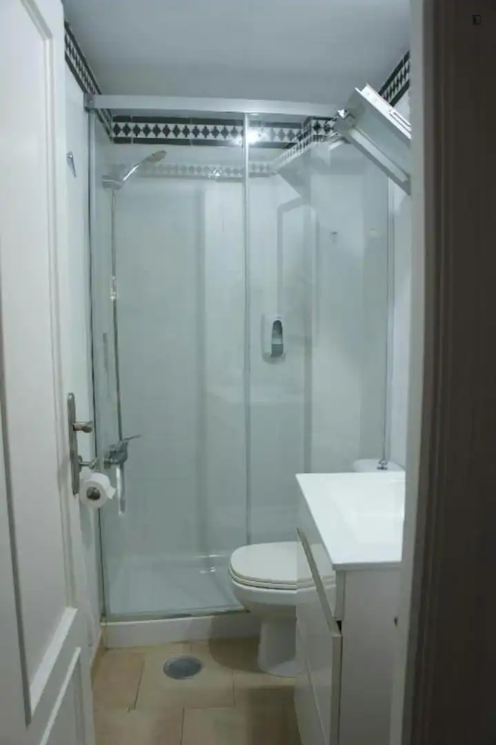 Bathroom of Apartments for rent in Granada  with Air Conditioner, Furnished and Microwave