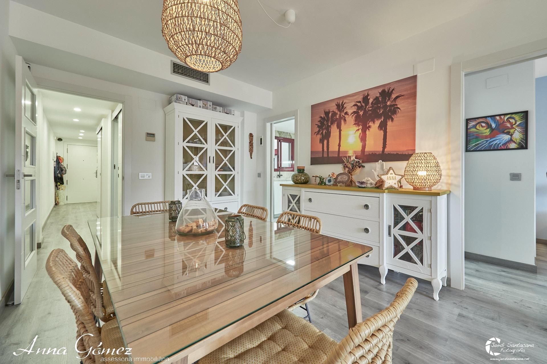 Comedor de Ático en venta en Calafell con Jardín privado, Parquet y Terraza