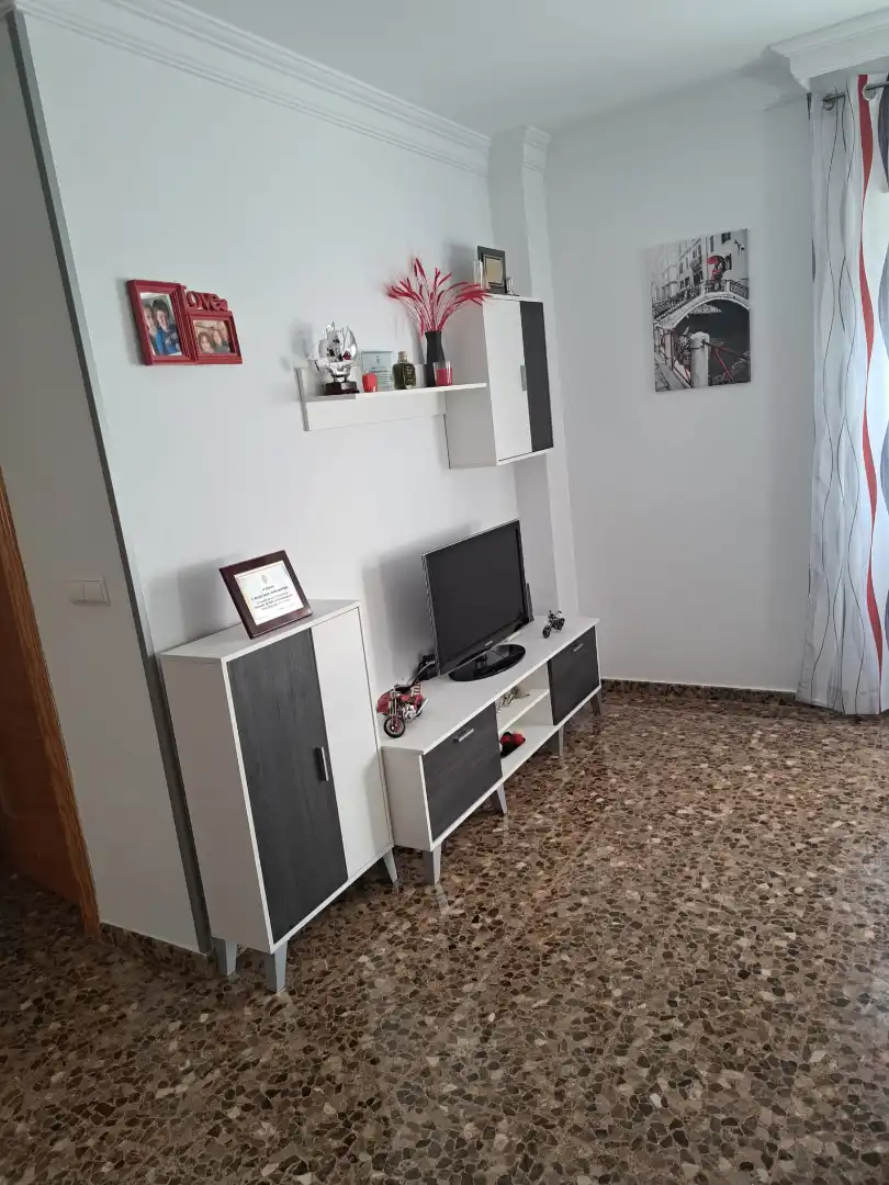 Living room of Flat for rent in Maracena  with Air Conditioner, Furnished and Washing machine