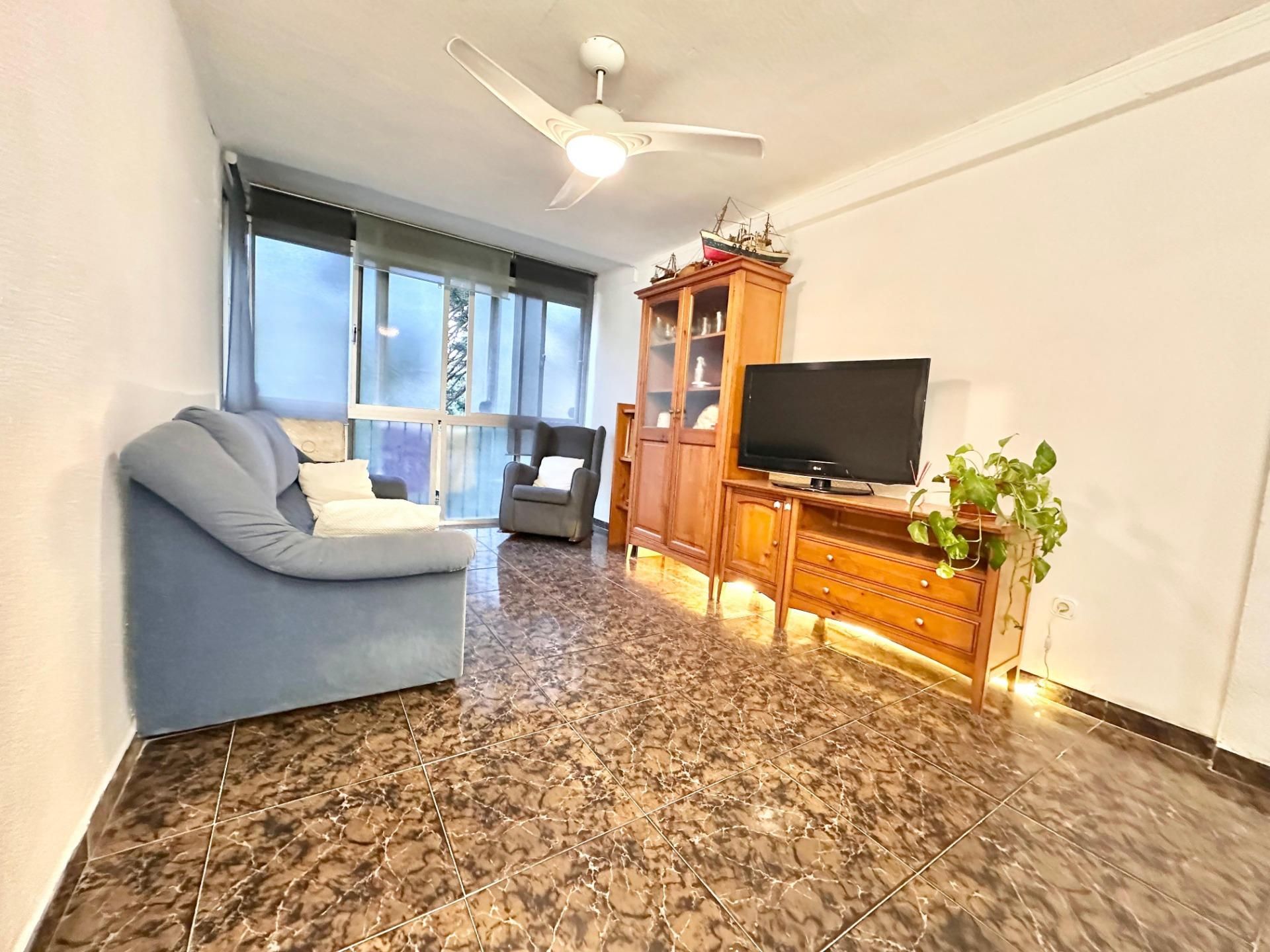 Sala d'estar de Pis en venda en Málaga Capital amb Aire condicionat, Terrassa i Balcó