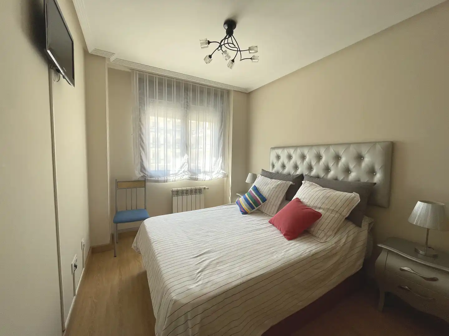 Schlafzimmer von Wohnung zum Verkauf in Peñaranda de Bracamonte mit Heizung, Privatgarten und Parkett