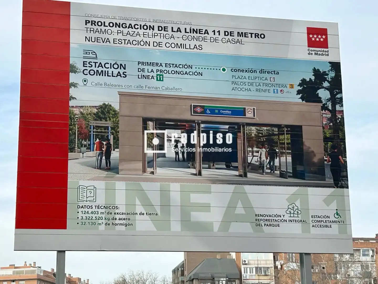 Vista exterior de Piso en venta en Madrid