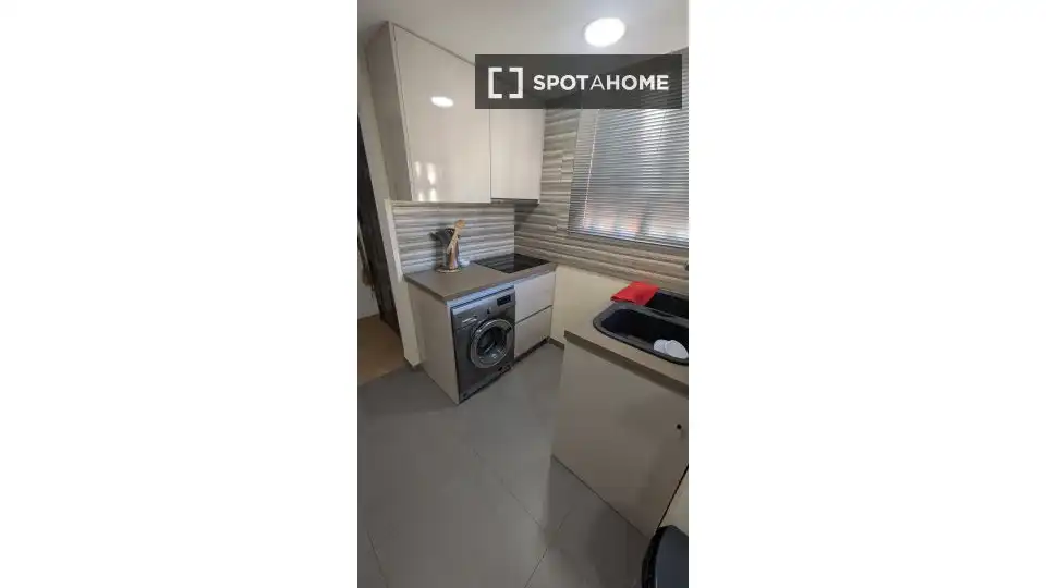 Kitchen of Apartments for share in Elche / Elx  with Air Conditioner, Terrace and Furnished