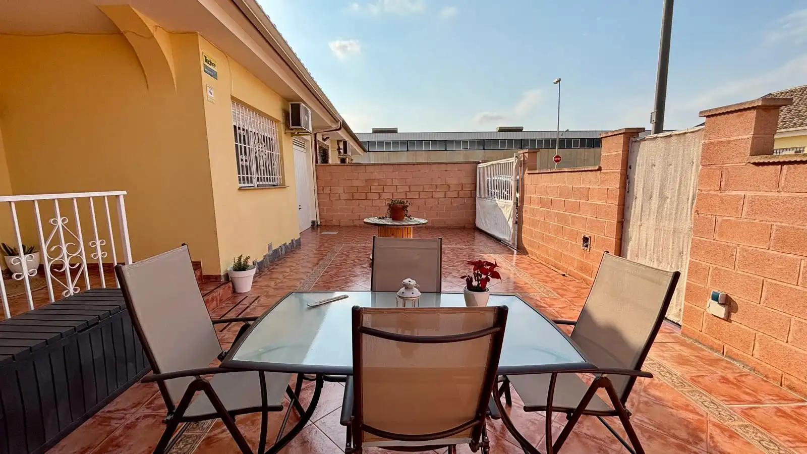 Terraza de Casa adosada en venta en Cartagena con Aire acondicionado, Calefacción y Jardín privado
