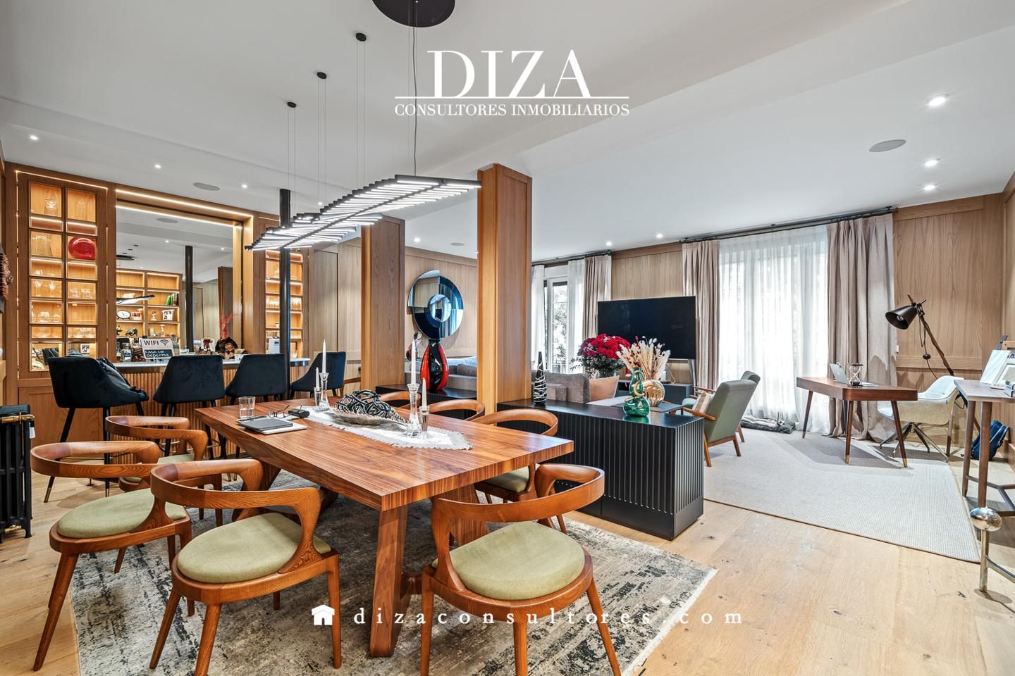 Dining room of Flat for sale in  Madrid Capital  with Air Conditioner and Balcony