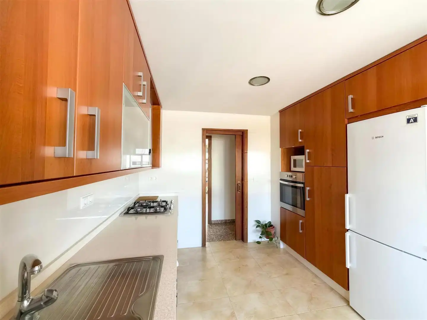 Cocina de Piso de alquiler en Alicante / Alacant con Terraza, Amueblado y Balcón