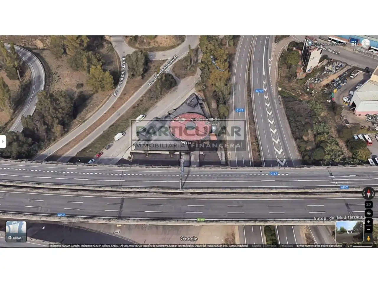 Vista exterior de Nau industrial en venda en Mollet del Vallès amb Alarma