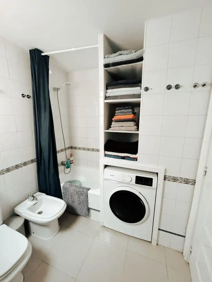 Baño de Piso de alquiler en Alicante / Alacant con Terraza y Amueblado