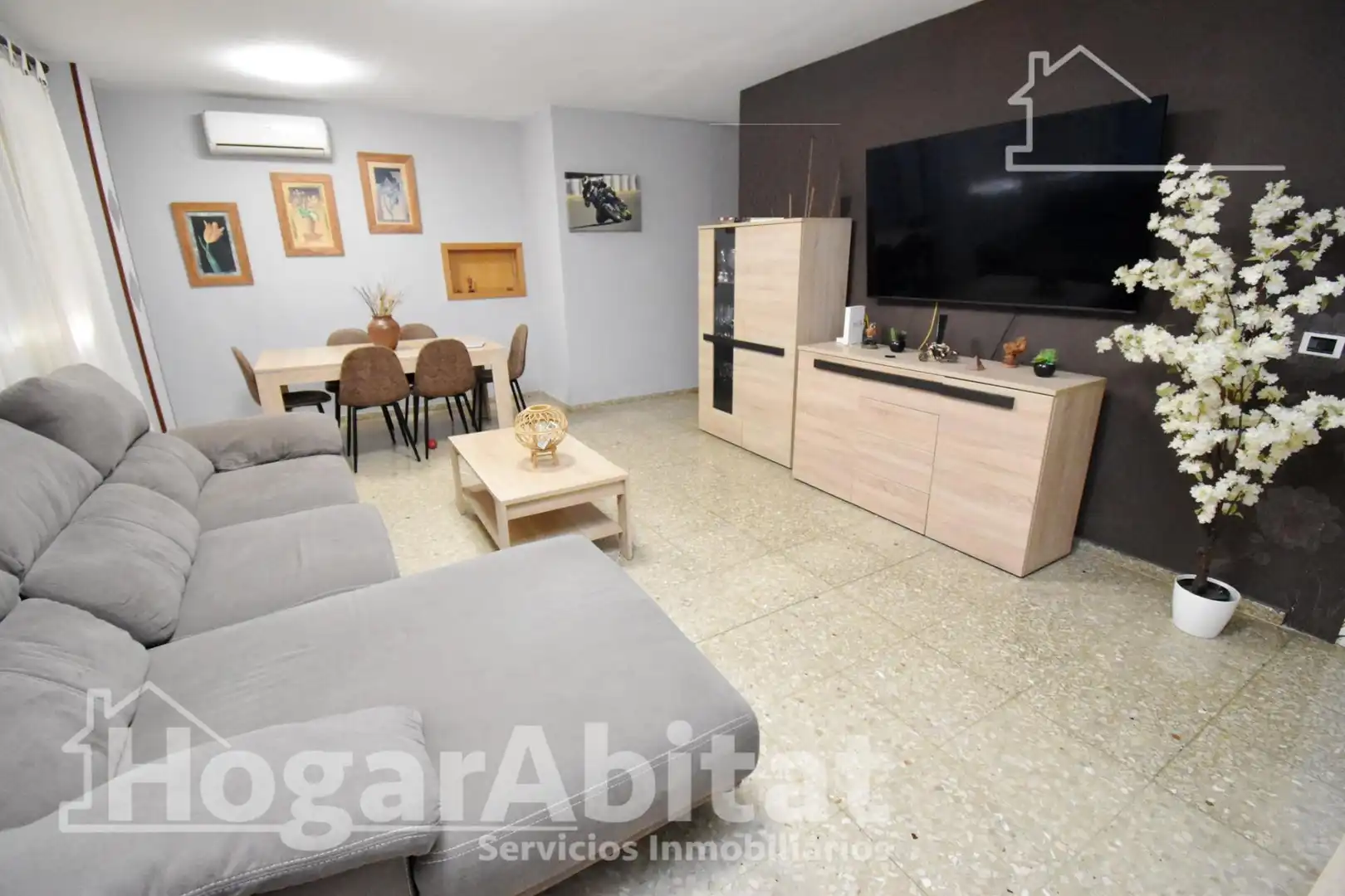 Sala d'estar de Pis en venda en Burriana / Borriana amb Calefacció i Traster