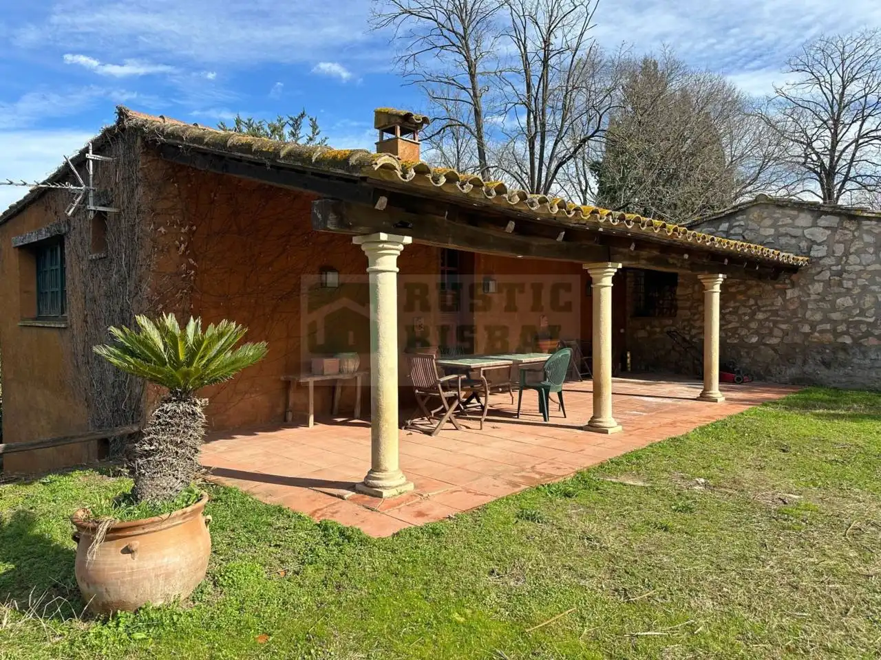 Terraza de Finca rústica en venta en Sant Joan de Mollet con Calefacción, Jardín privado y Terraza